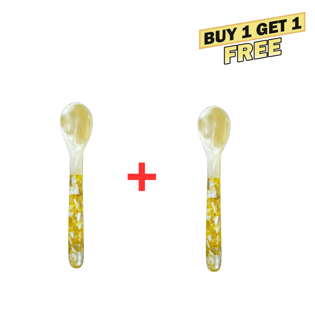 Mother of pearl caviar spoon 1+1