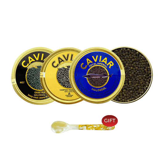 Sturgeon Caviar set, 3 x 100g