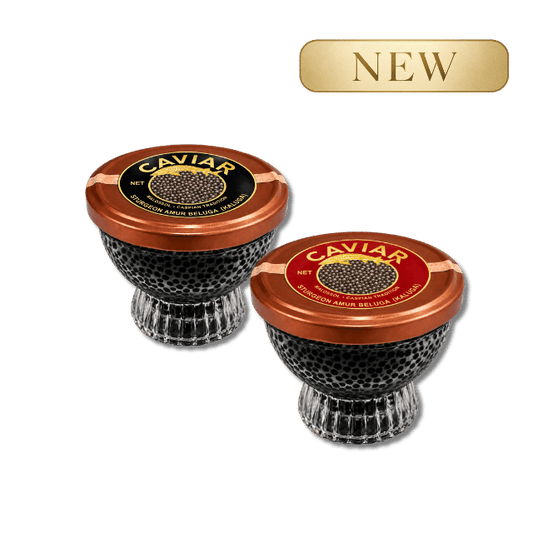 Kaluga & Ossetra caviar, 2 x 55g