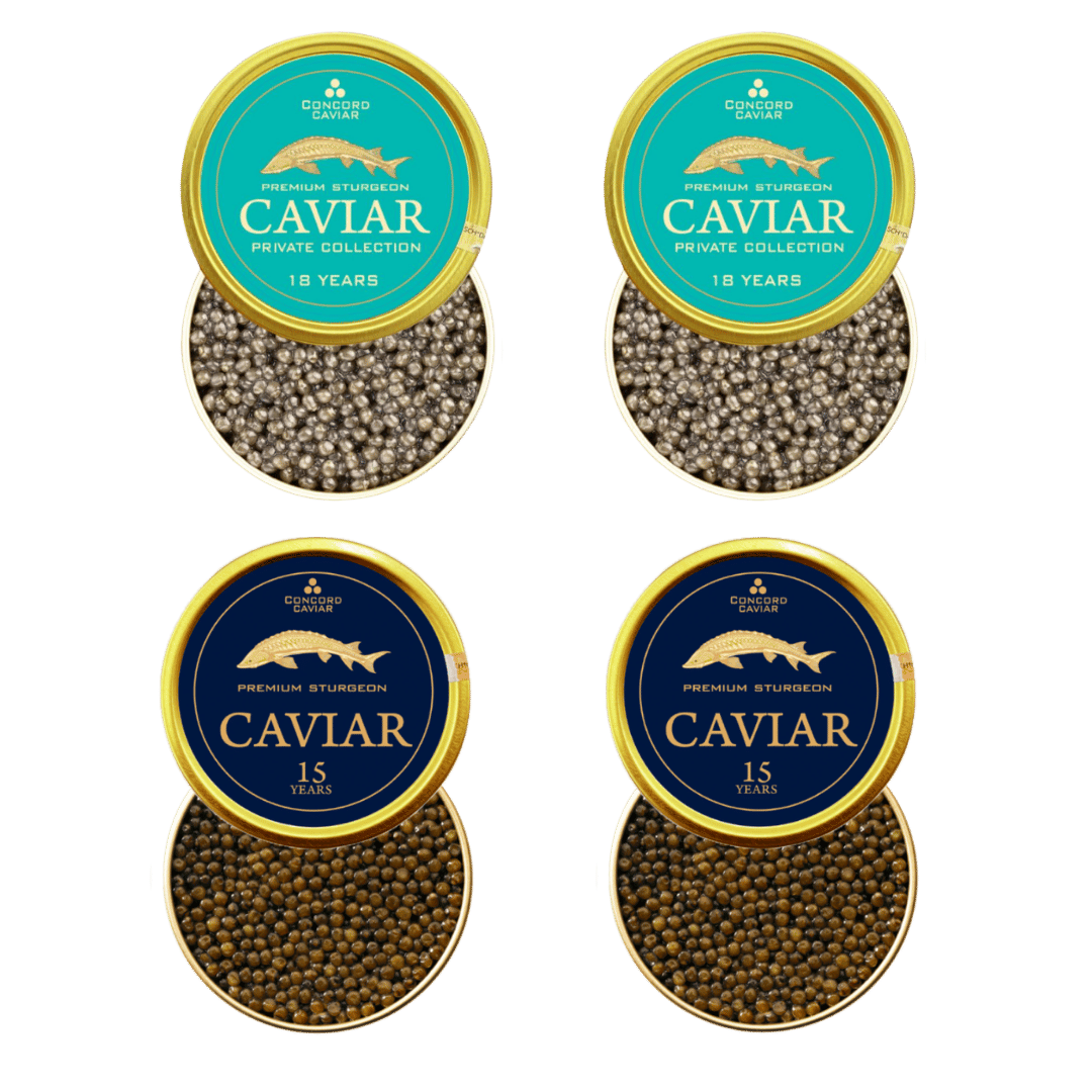 Caviar duo set, 4 x 30g