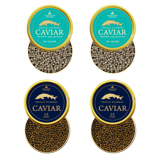 Caviar duo set, 4 x 30g