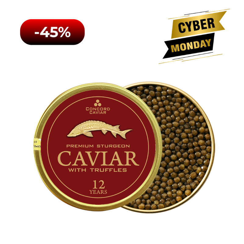 Caviar with truffles