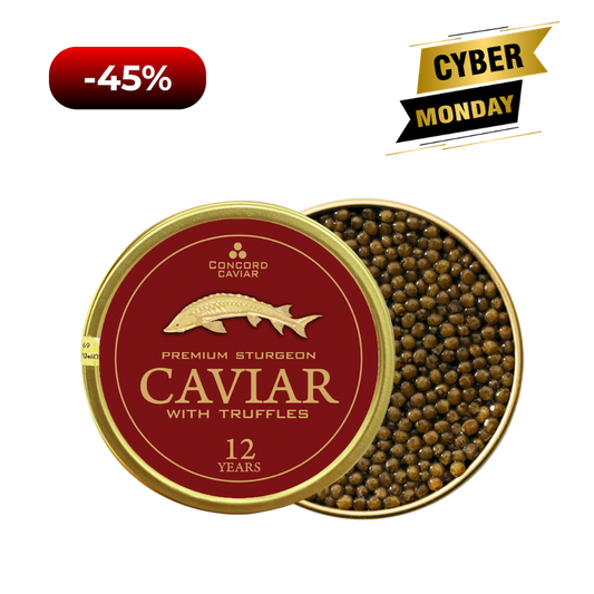 Caviar with truffles