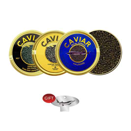 Sturgeon Caviar set, 3 x 100g