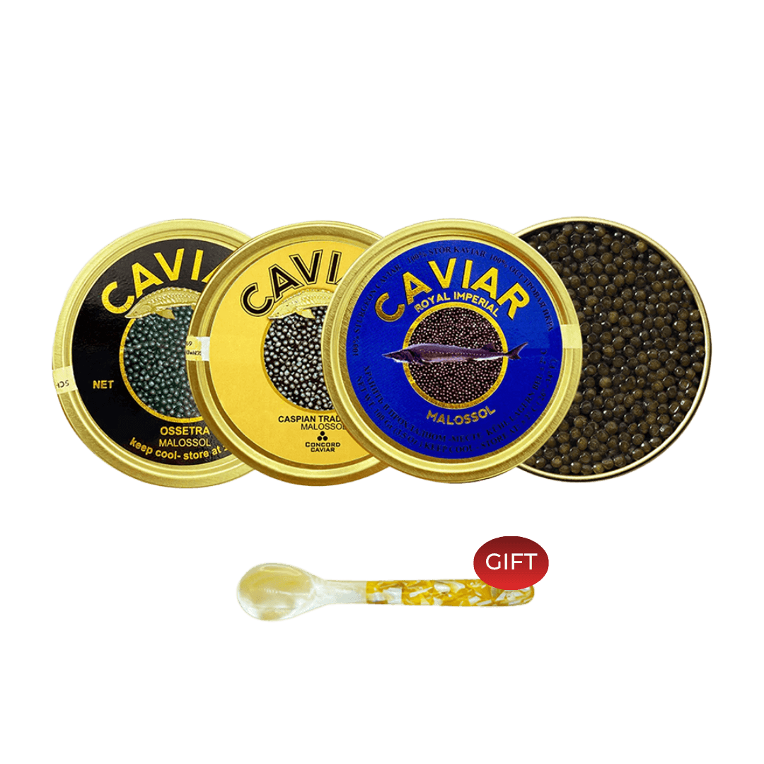Sturgeon Caviar set, 3 x 100g