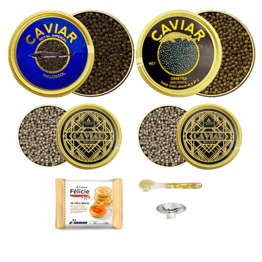 Sturgeon Caviar Trio
