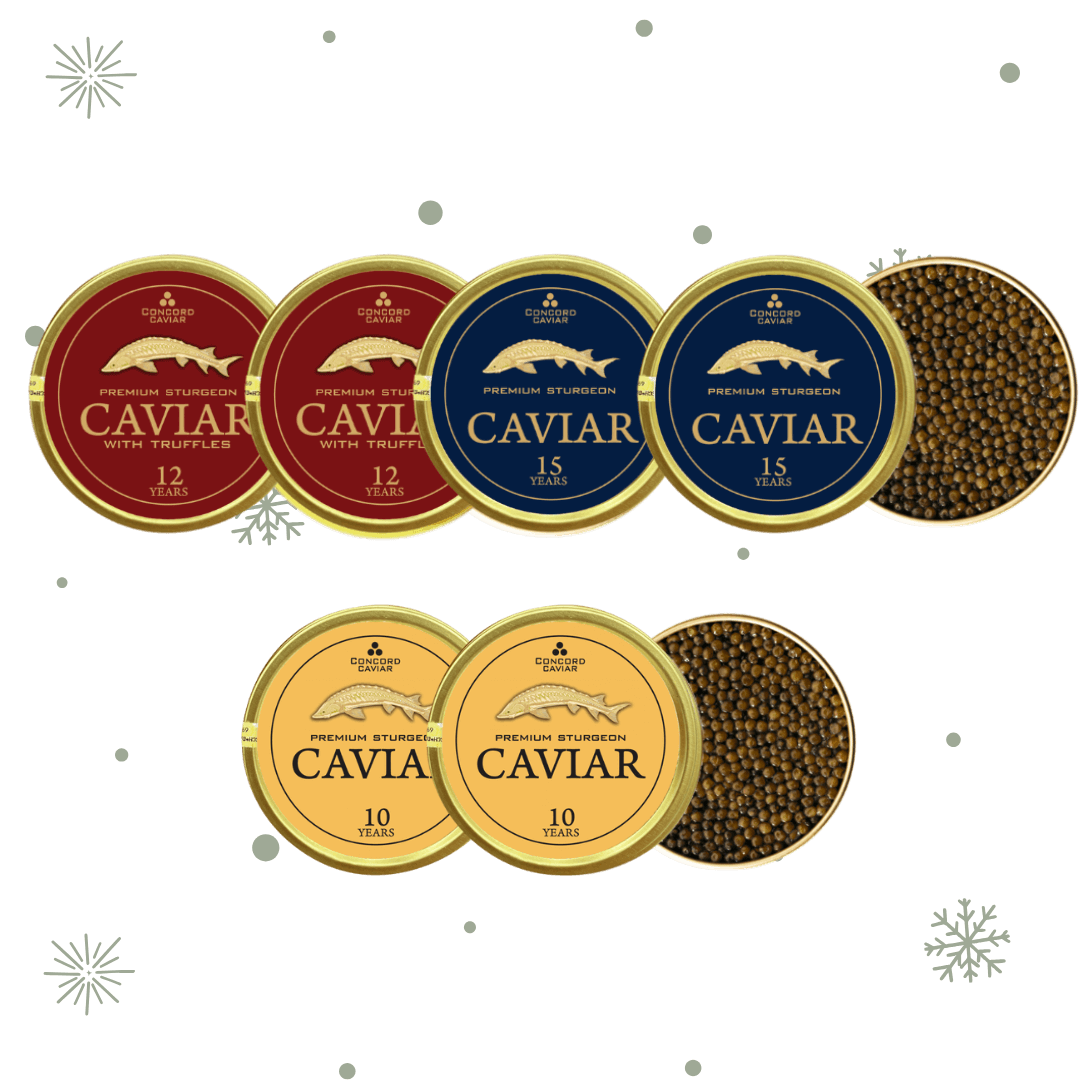 Christmas Сaviar set, 6 x 30g