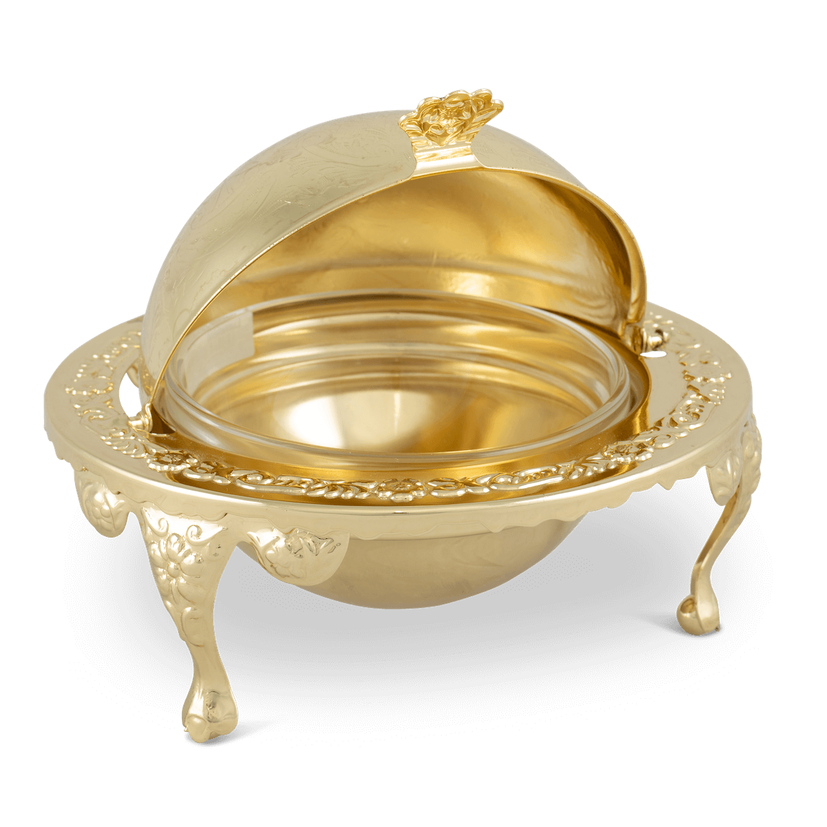 Gold-Plated Caviar Serving