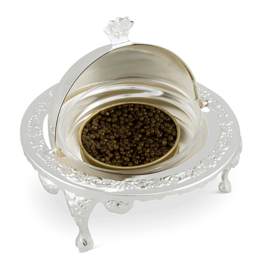 Silver-Plated Caviar Serving