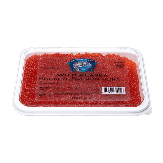 Wild Alaska Sockeye Salmon Roe, 500g