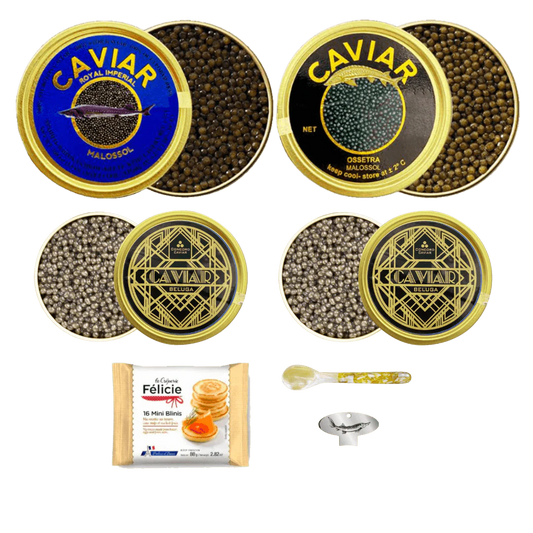 Sturgeon Caviar Trio