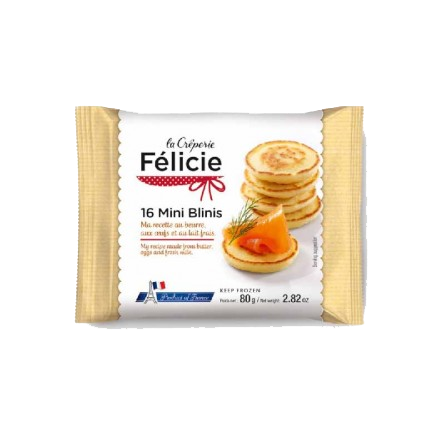 Mini Blinis surgelés La Crêperie Félicie
