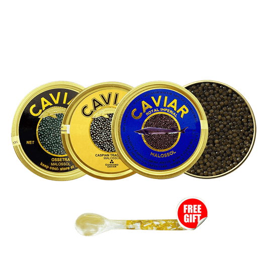 Sturgeon Caviar set, 3 x 100g