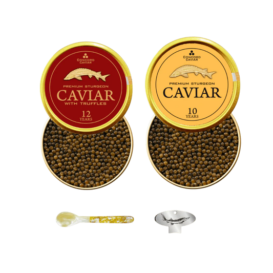 Sturgeon caviar, 2 x 100g
