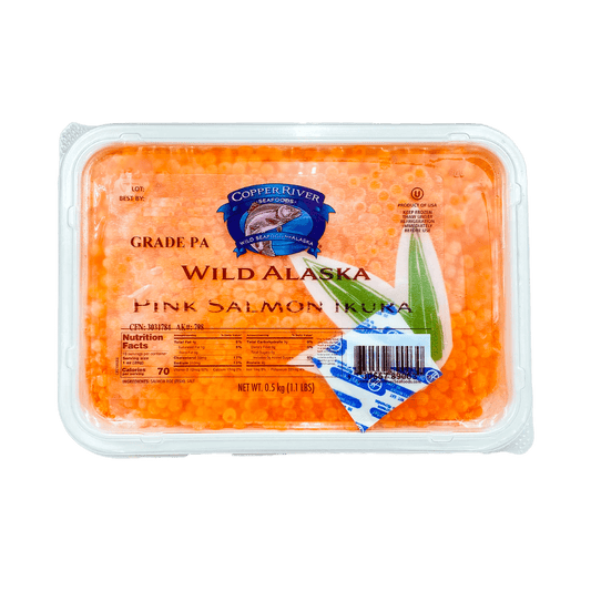 Wild Alaskan Pink Salmon Caviar, 500g